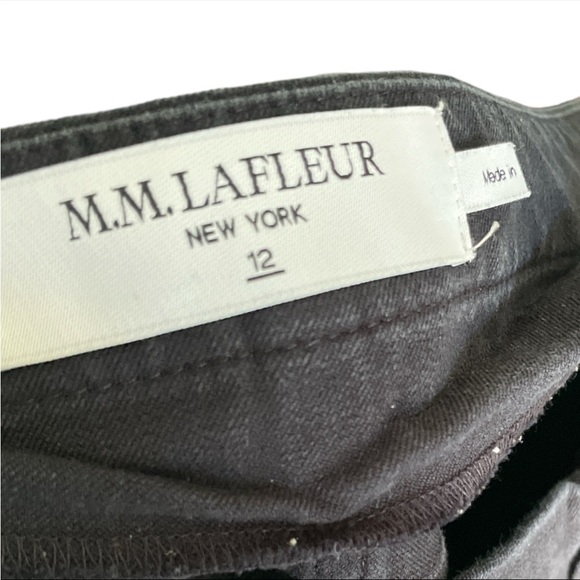 MM Lafleur The hockley jean pants- better than denim in INK navy blue size 12 - Picture 8 of 11